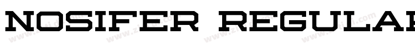 Nosifer Regular字体转换 Nosifer Regular字体转换